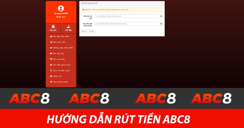 Rút tiền ABC8